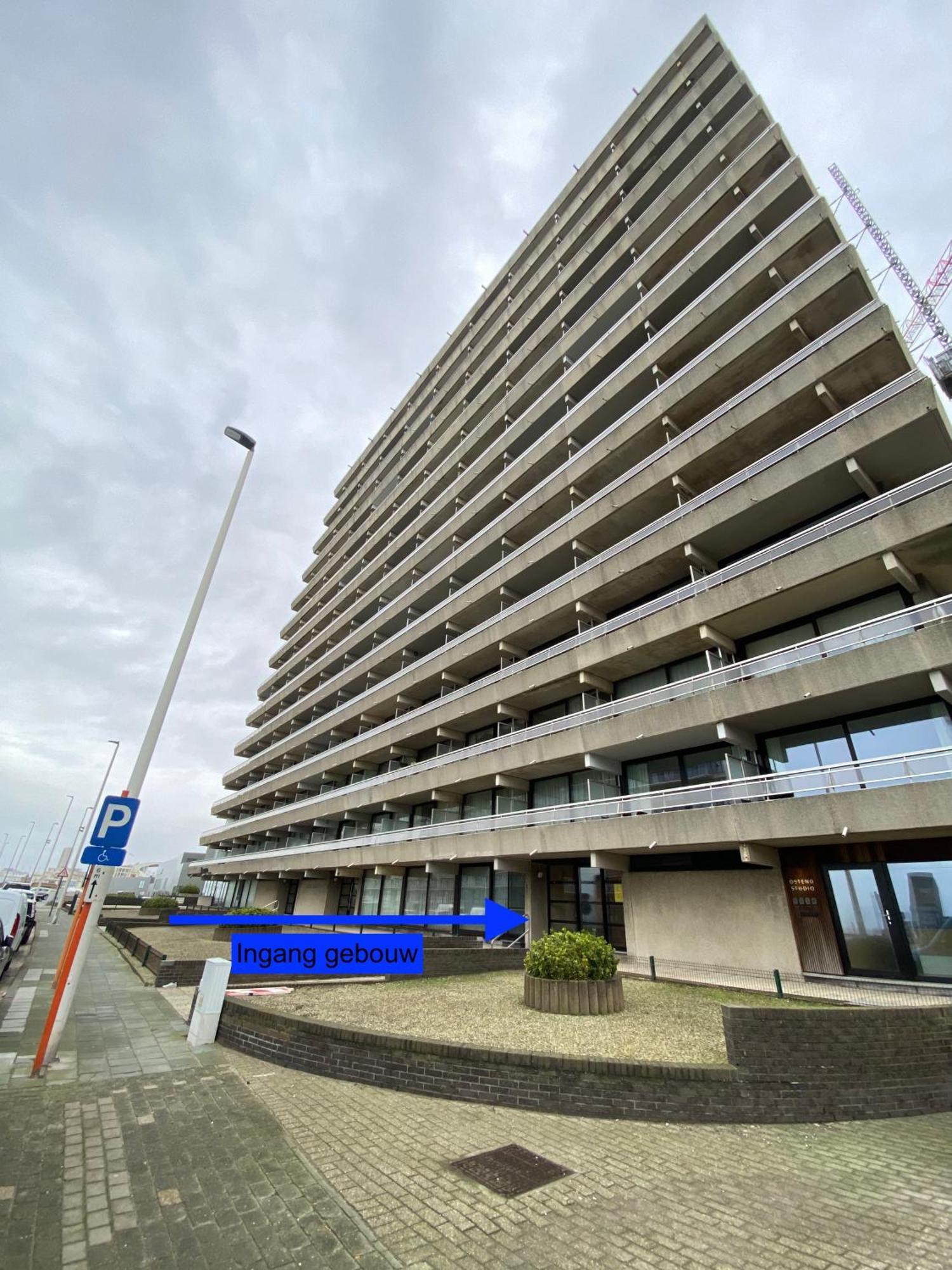 אוסטנדה Sky Sea View Studio מראה חיצוני תמונה