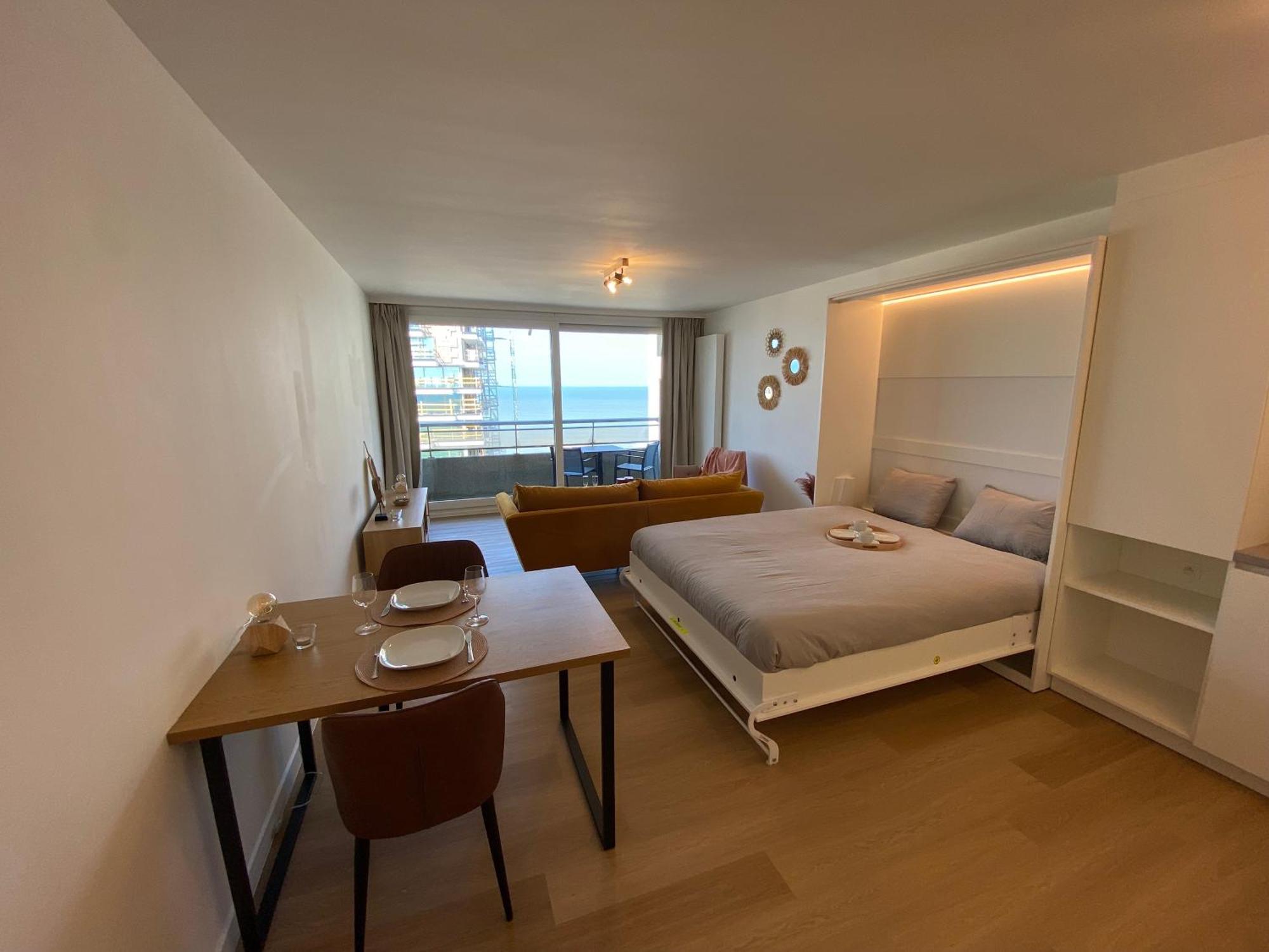 אוסטנדה Sky Sea View Studio מראה חיצוני תמונה