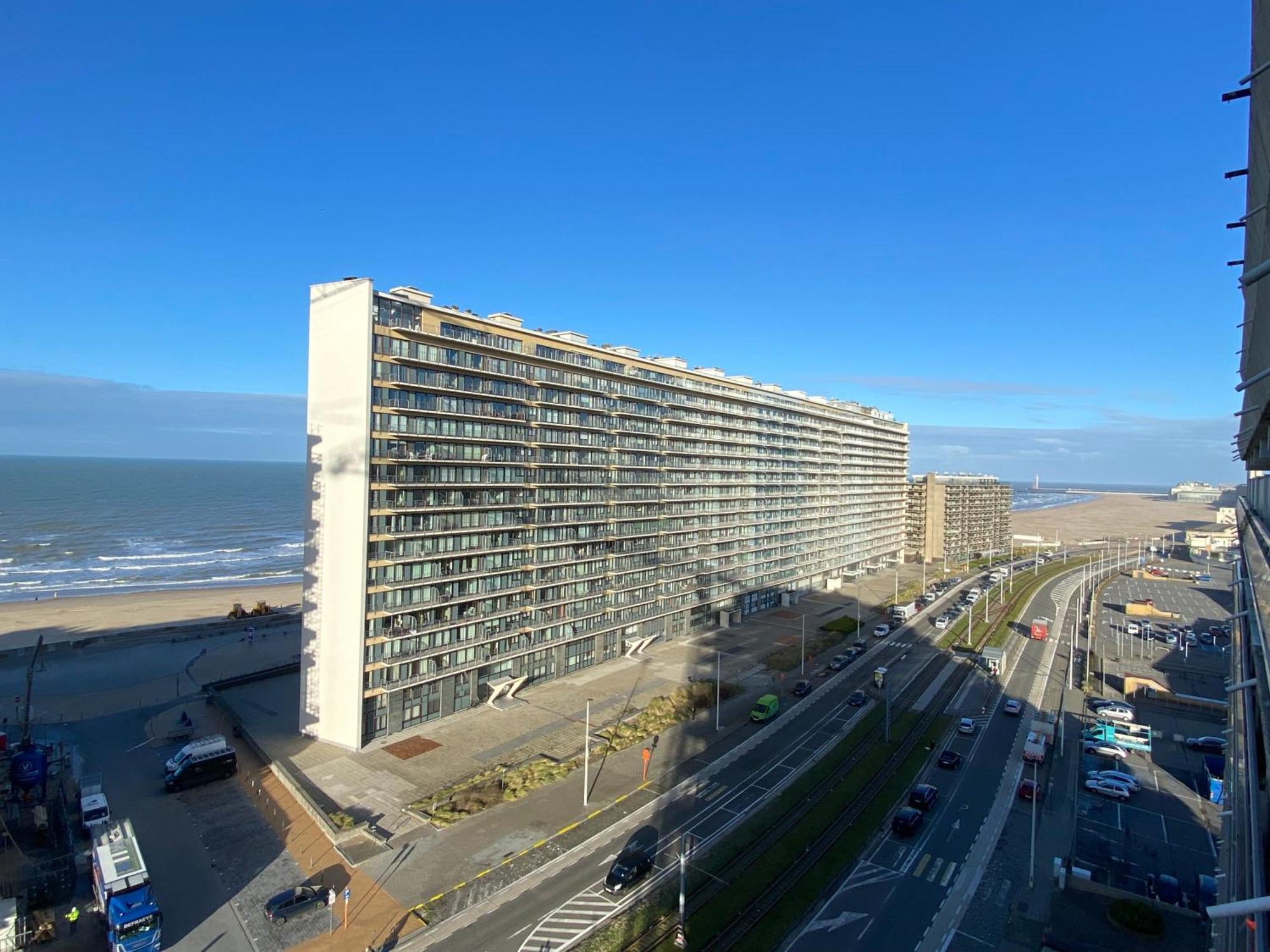 אוסטנדה Sky Sea View Studio מראה חיצוני תמונה